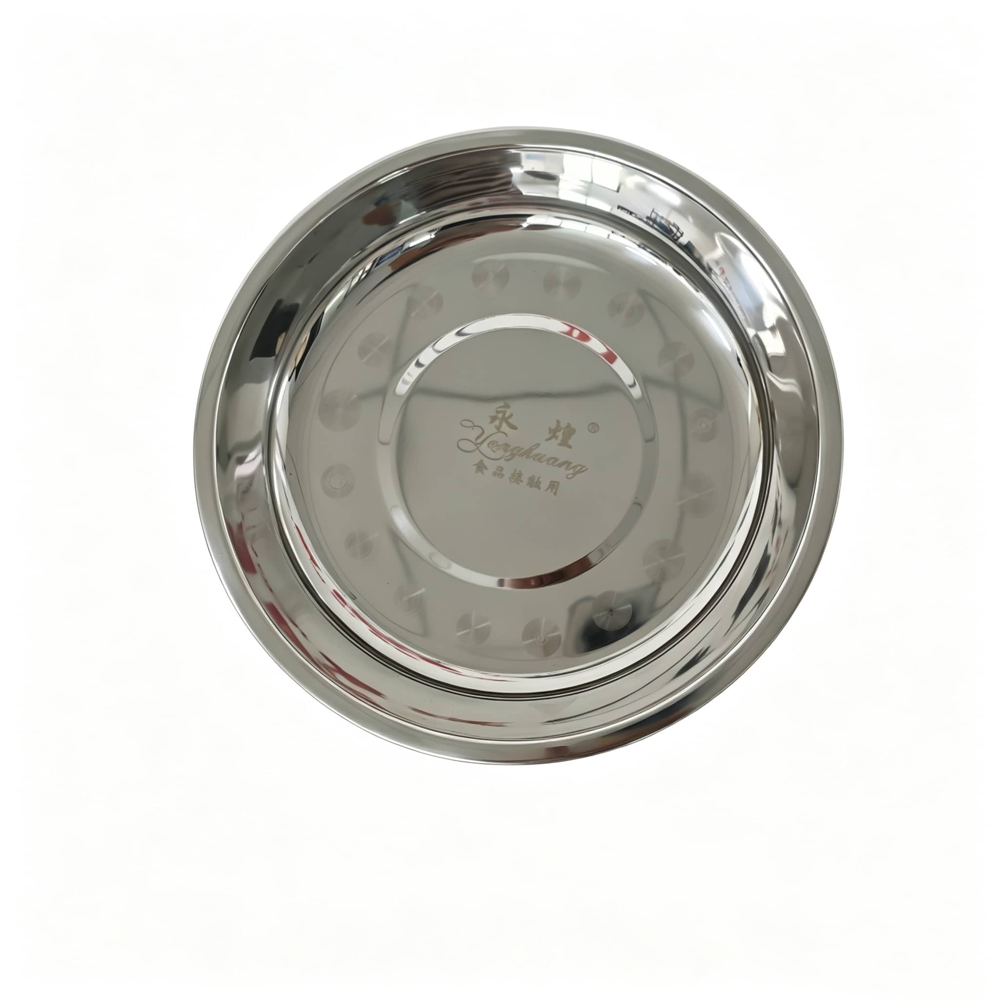 Round Stainless Steel Plates, 16–30 cm