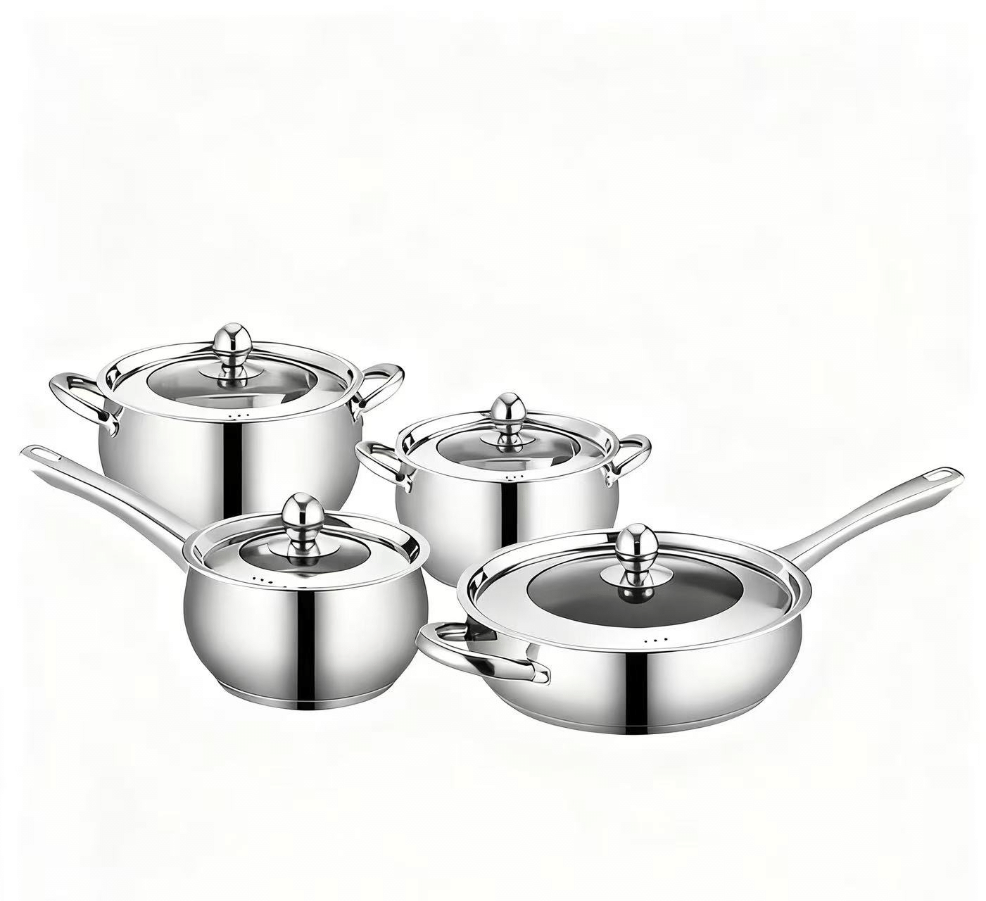 Apple pot set 4-piece (original color)