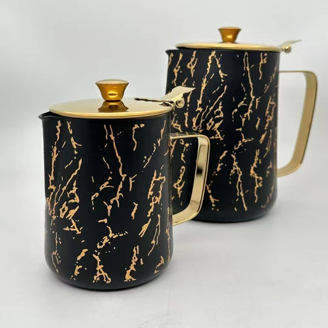 Stainless steel latte art pitcher