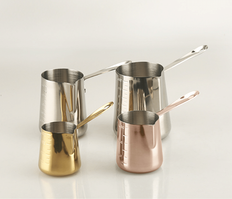 Stainless steel latte art pitcher