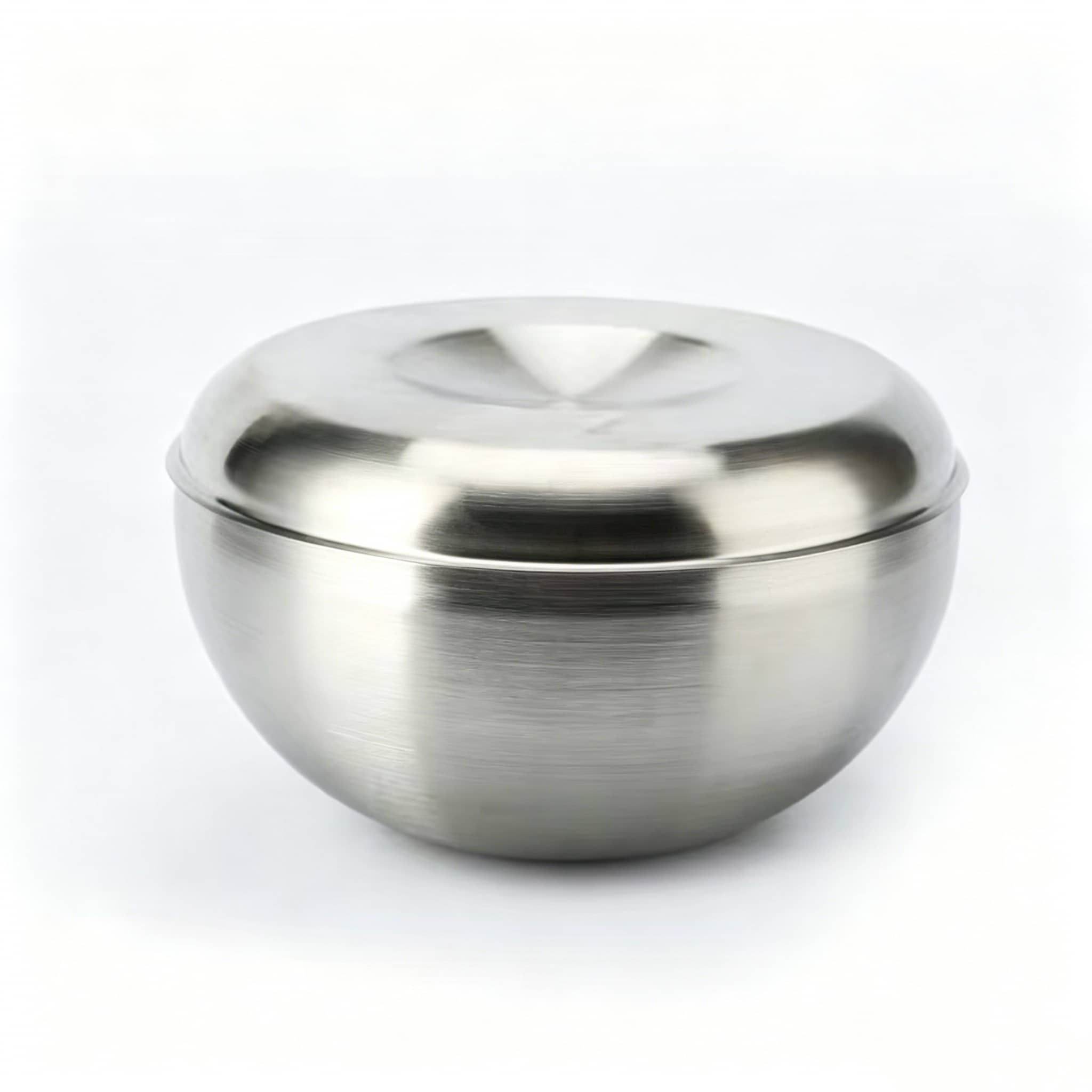 Stainless steel monk bowl