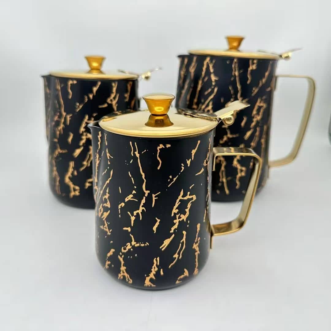 Stainless steel latte art pitcher