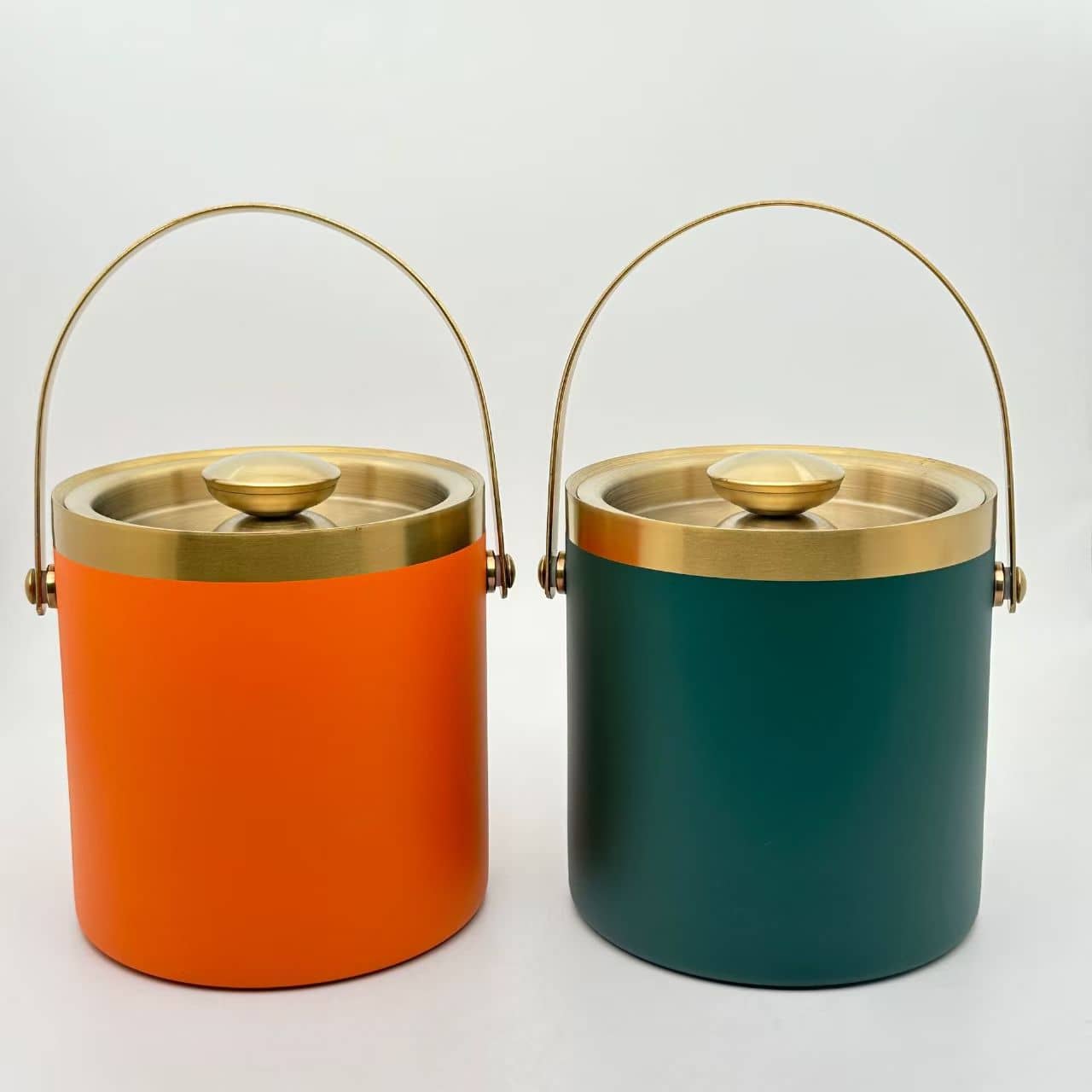 Stainless steel ice bucket