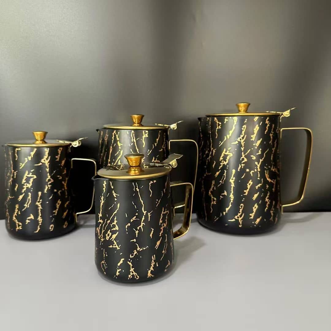 Stainless steel latte art pitcher