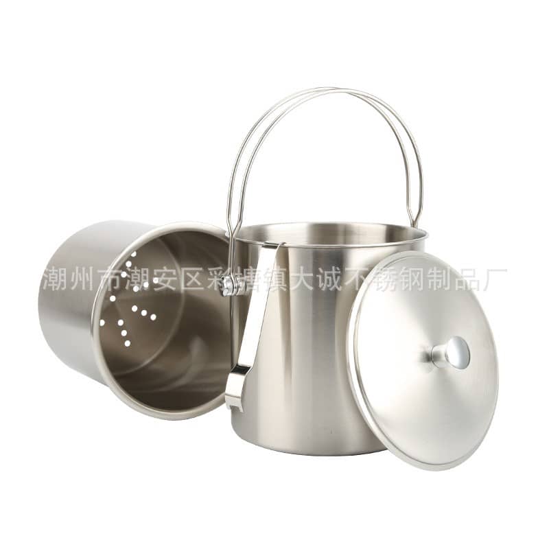 Korean Style Stainless Steel Ice Bucket