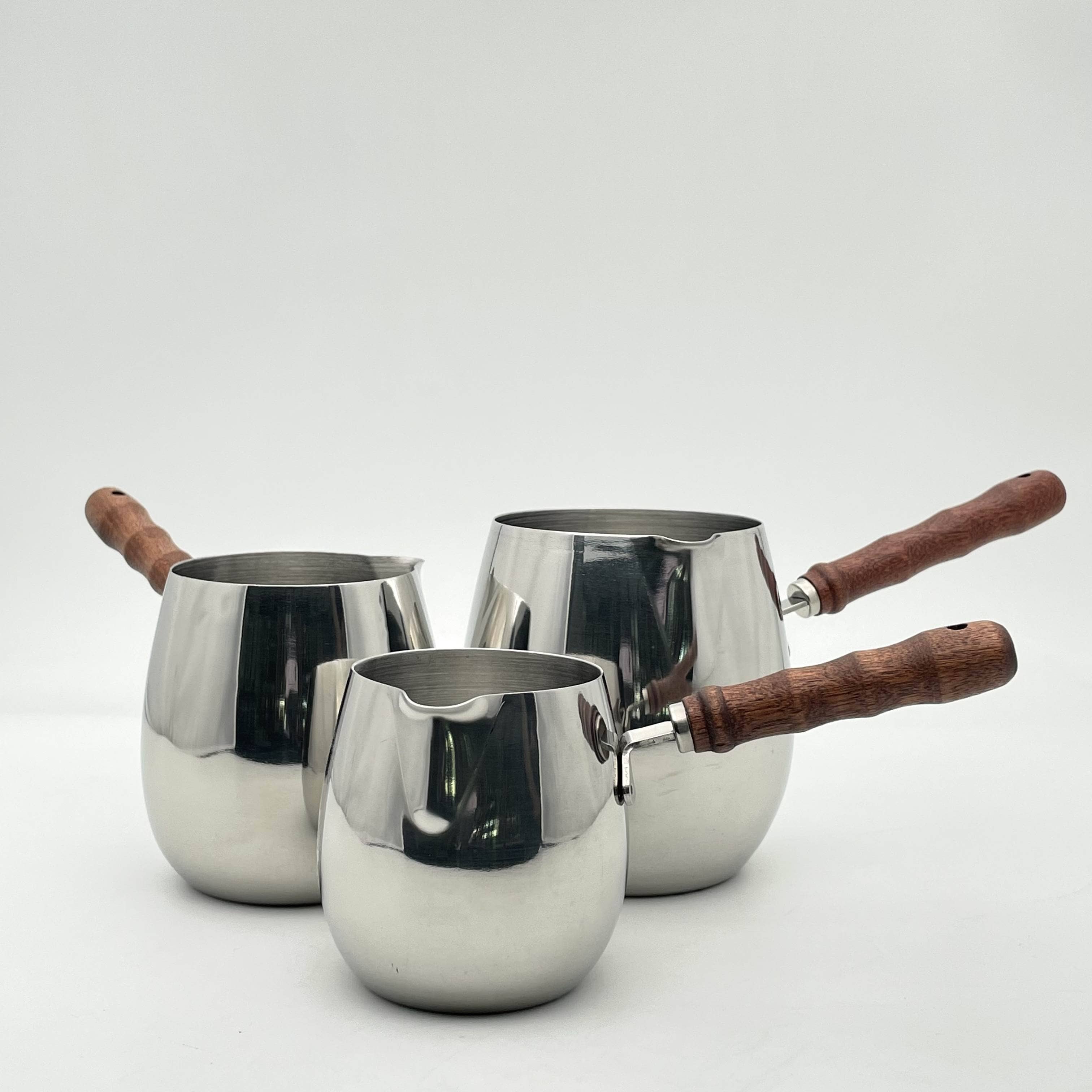 Stainless steel latte art cup