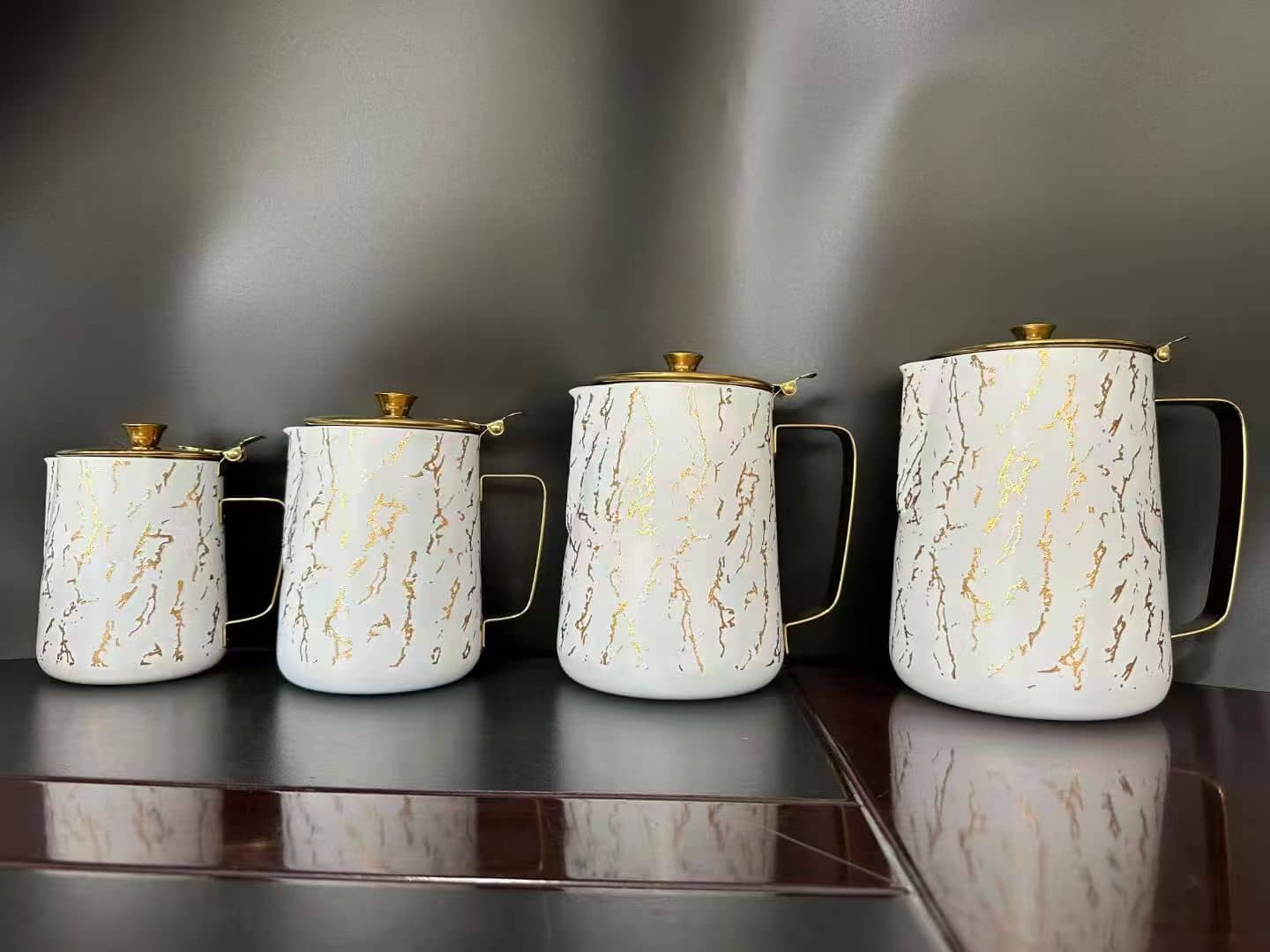 Stainless steel latte art pitcher