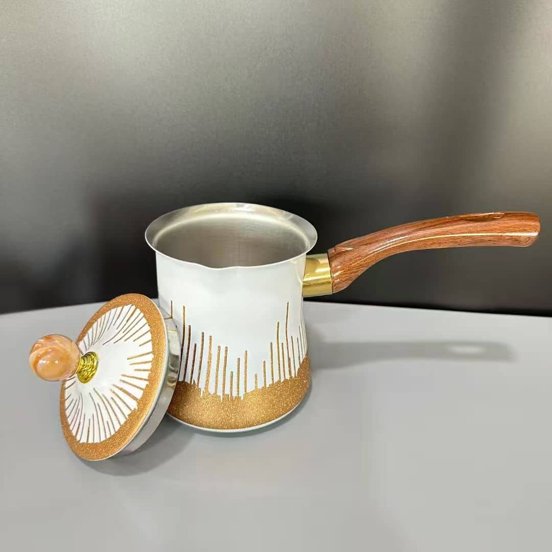 Stainless steel milk pitcher