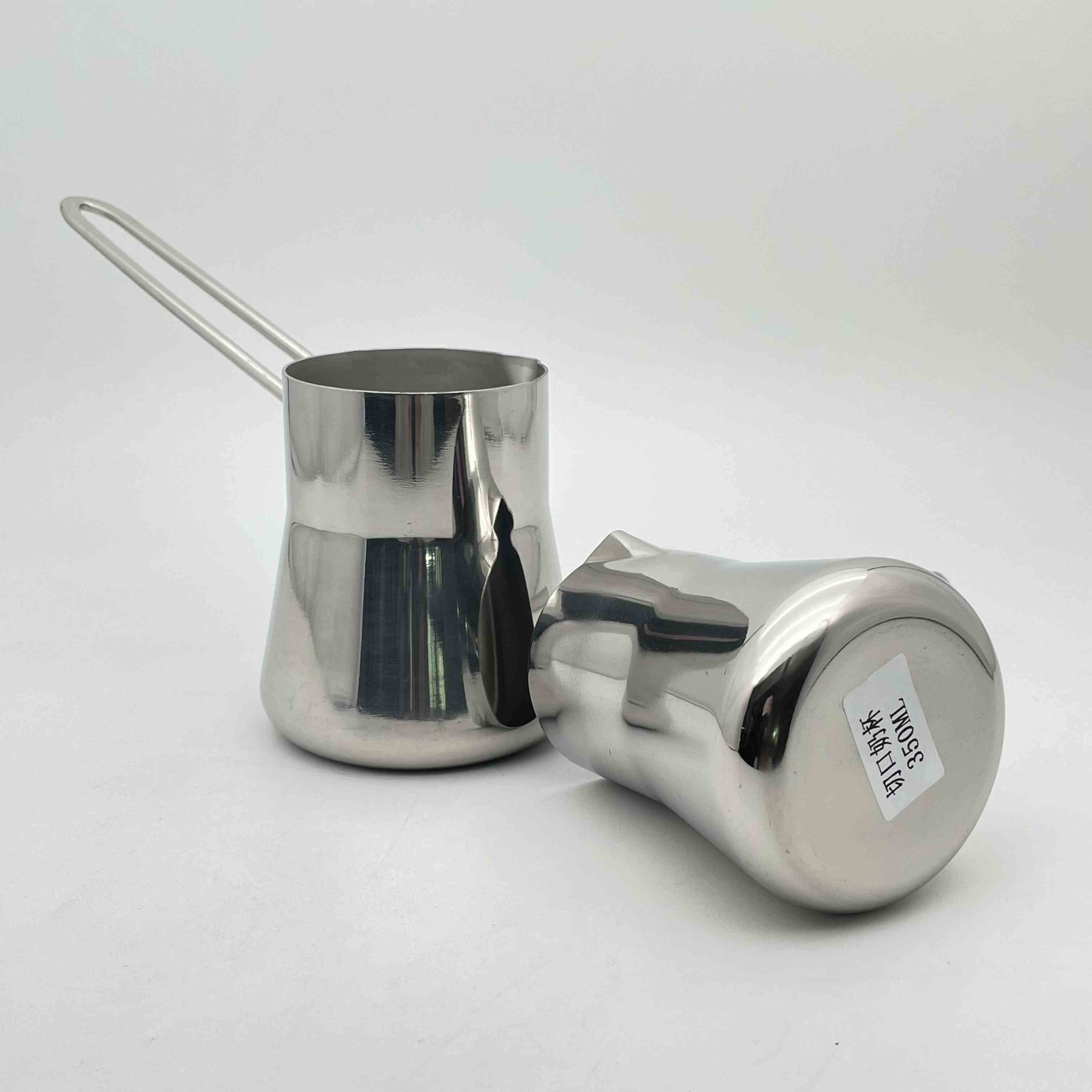 Stainless steel milk pitcher