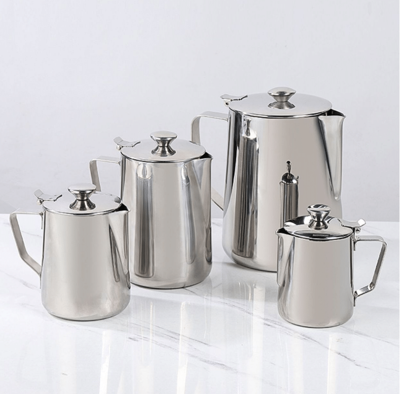 Stainless steel latte art pitcher