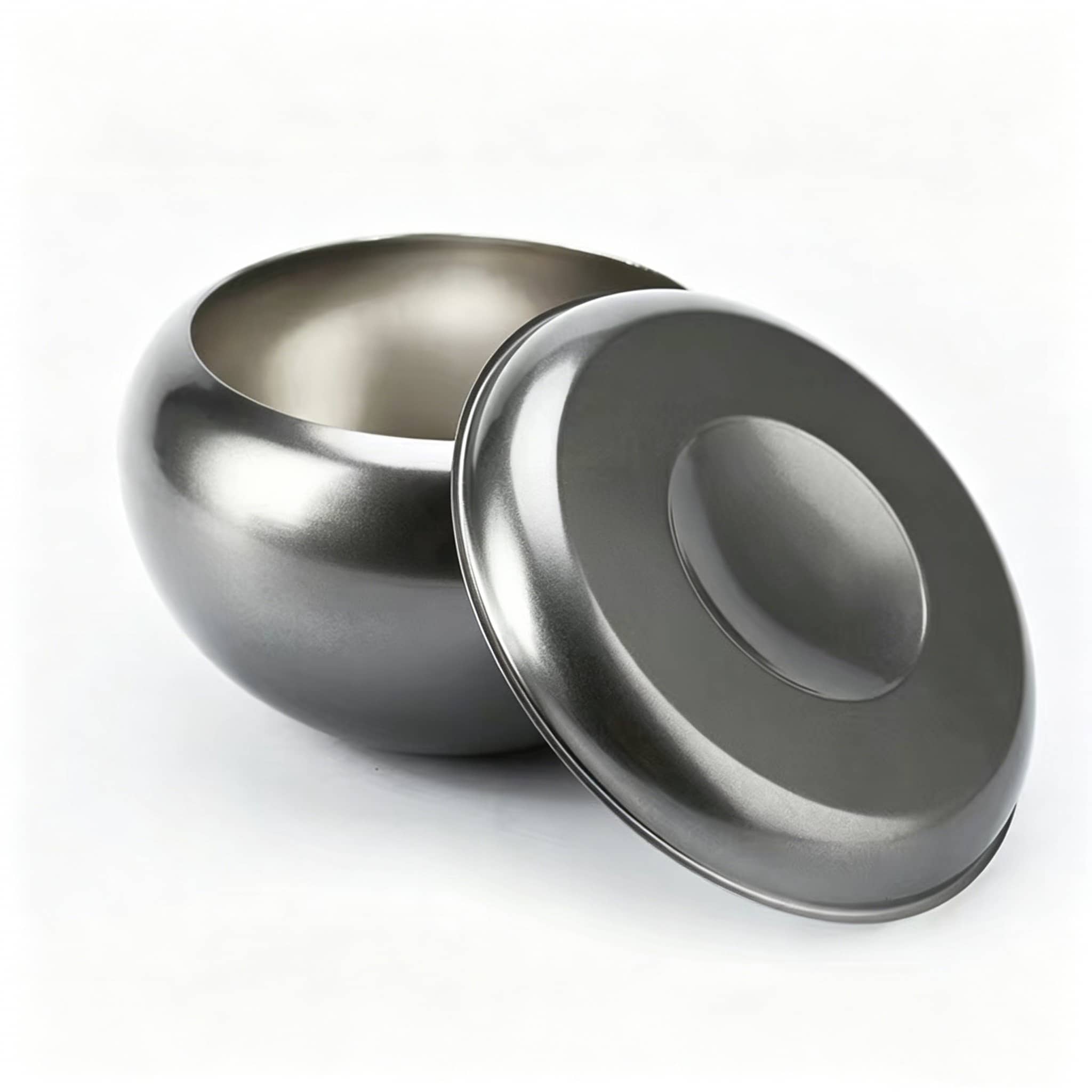 Stainless steel monk bowl