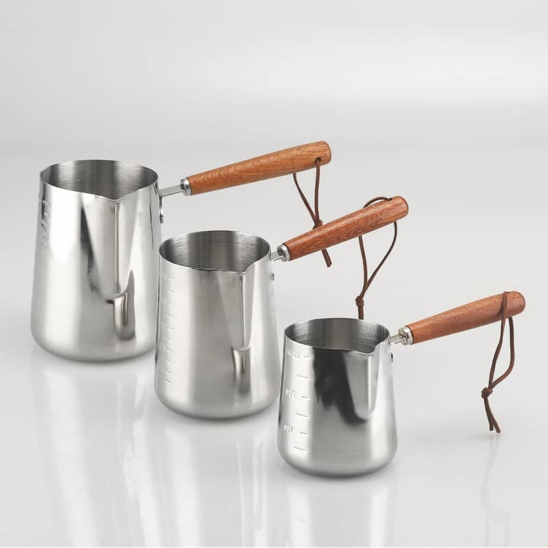 Stainless steel latte art pitcher