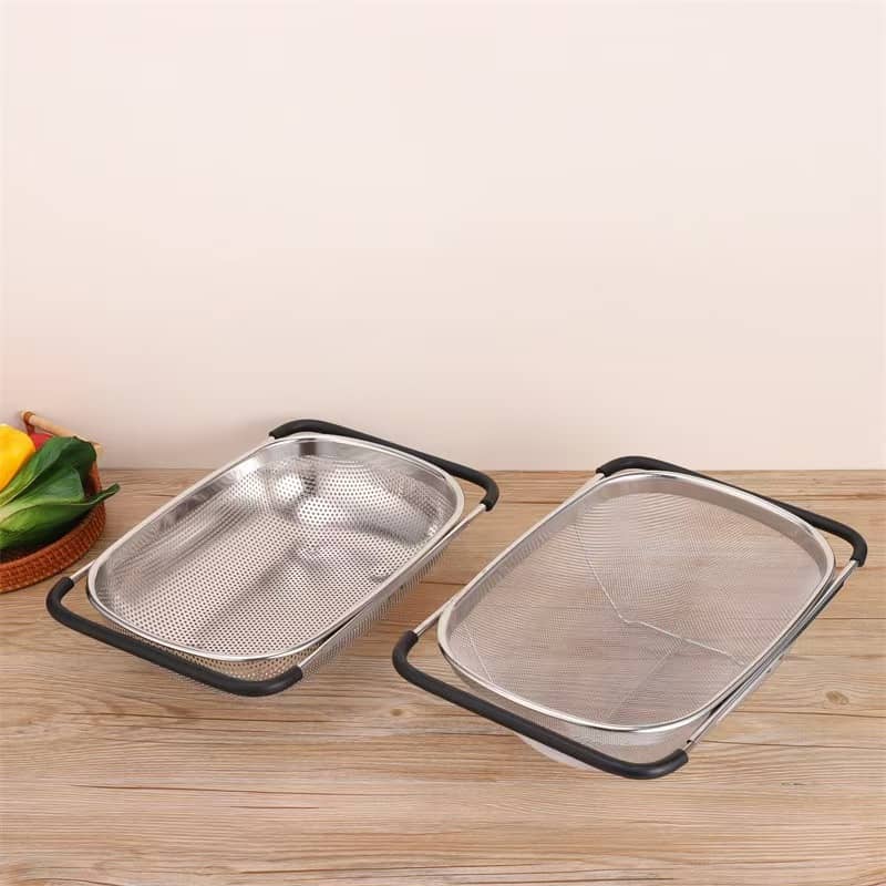 Expandable Drain Basket, Fine Hole & Dense Mesh Two Styles