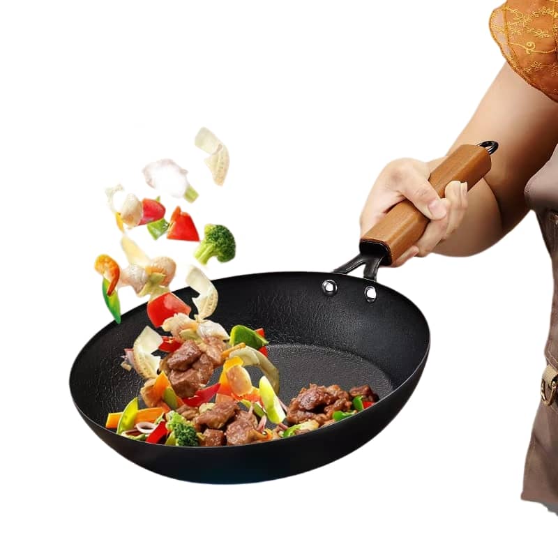 Textured Flat Fry Pan