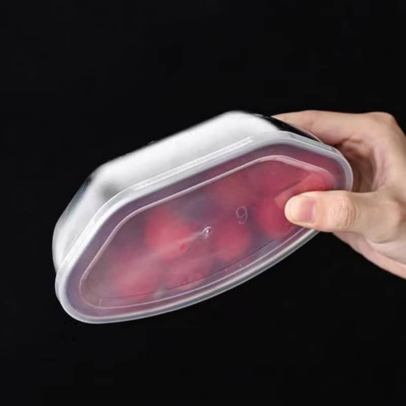 Fan-shaped Stainless Steel Food Storage Container