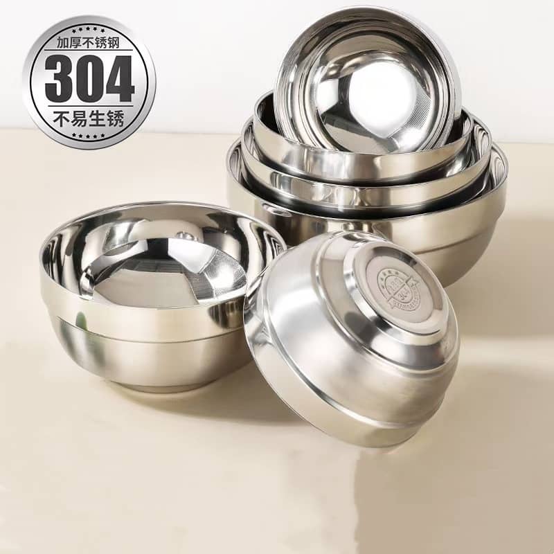 Stainless steel platinum bowl