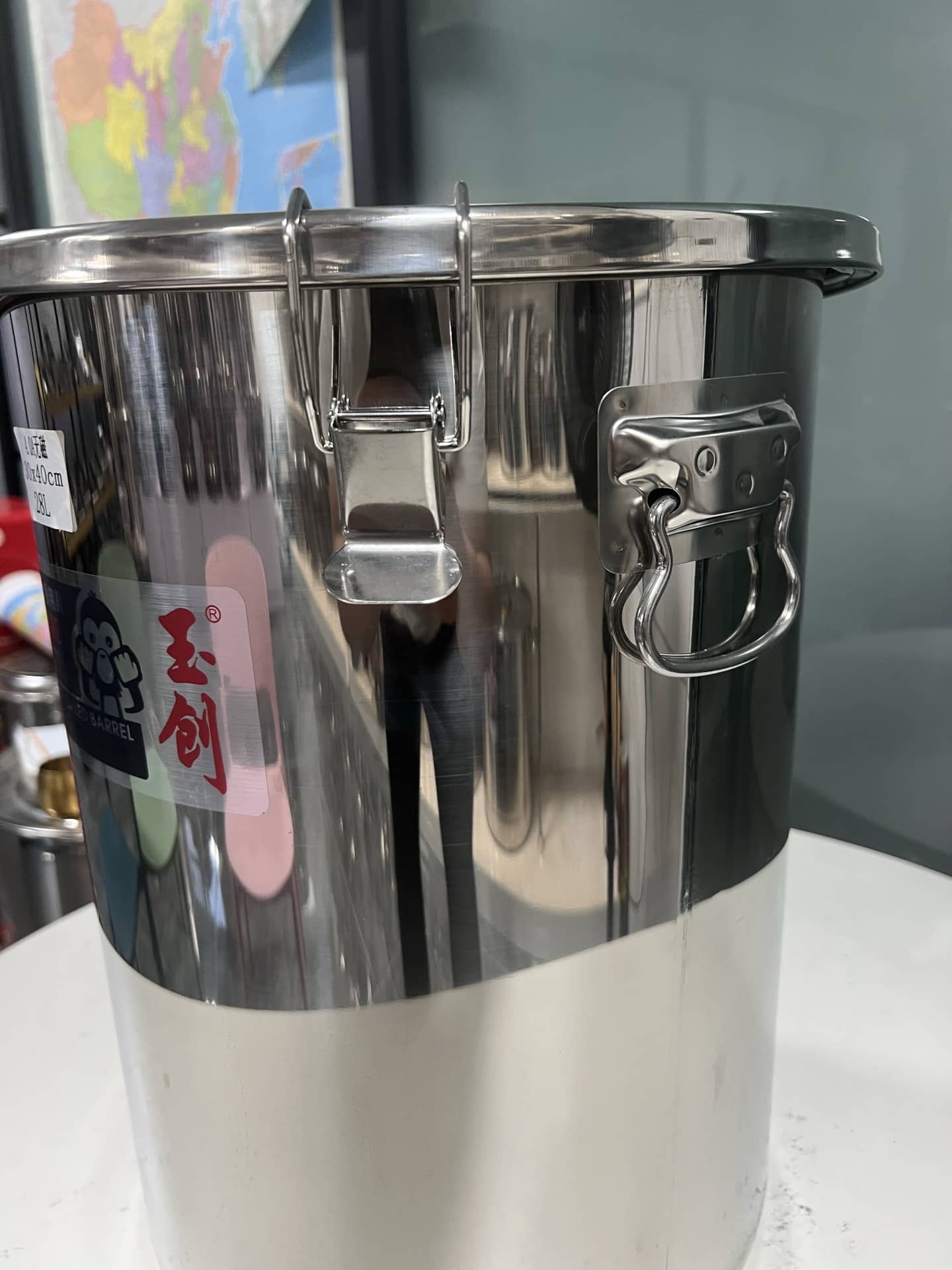 4.0A sealed stainless steel pails