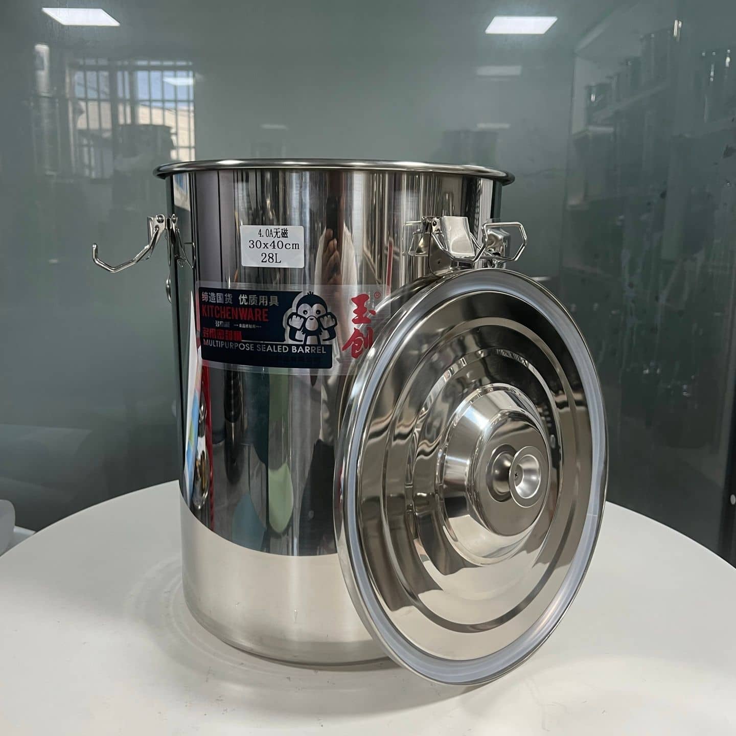 4.0A sealed stainless steel pails