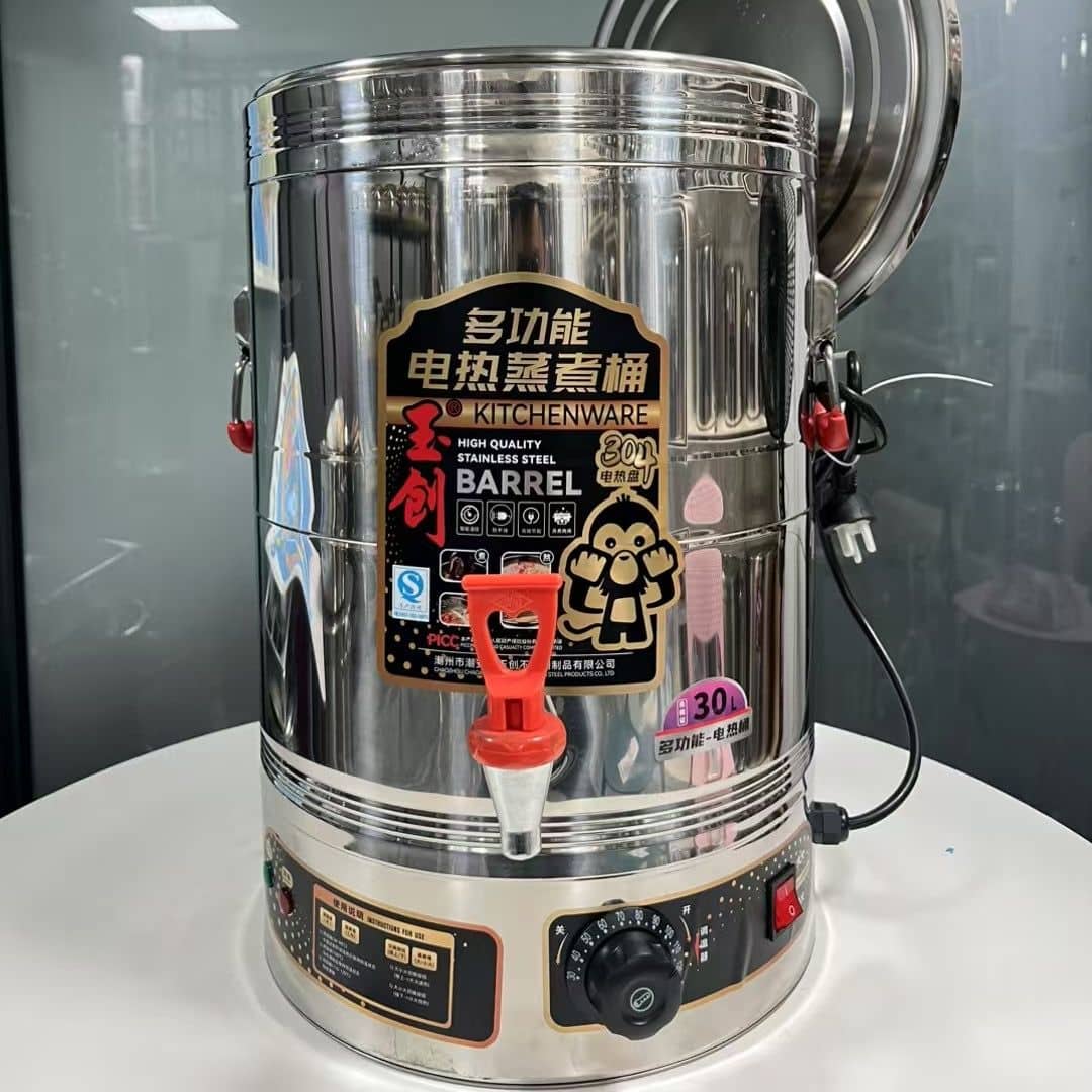 Electric Heating Stainless Steel Stock Pots
