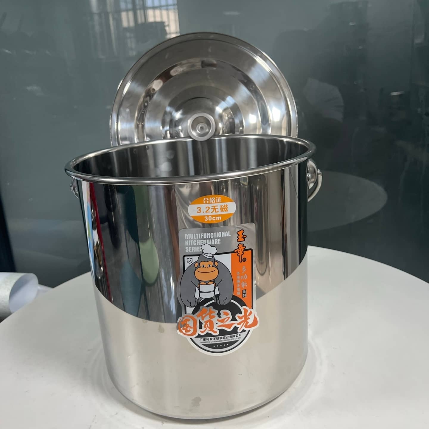 Stainless Steel Pail with Handle
