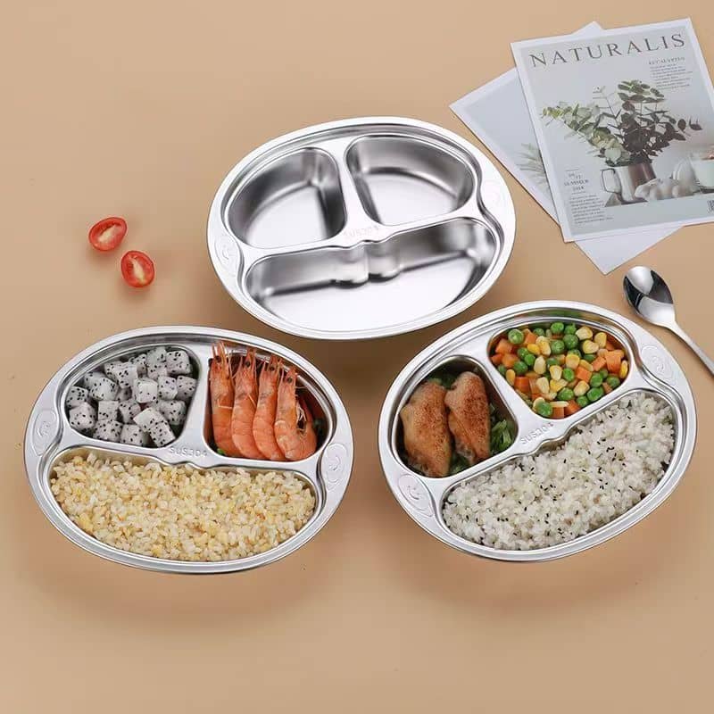 Monkey Style Stainless Steel Food Tray