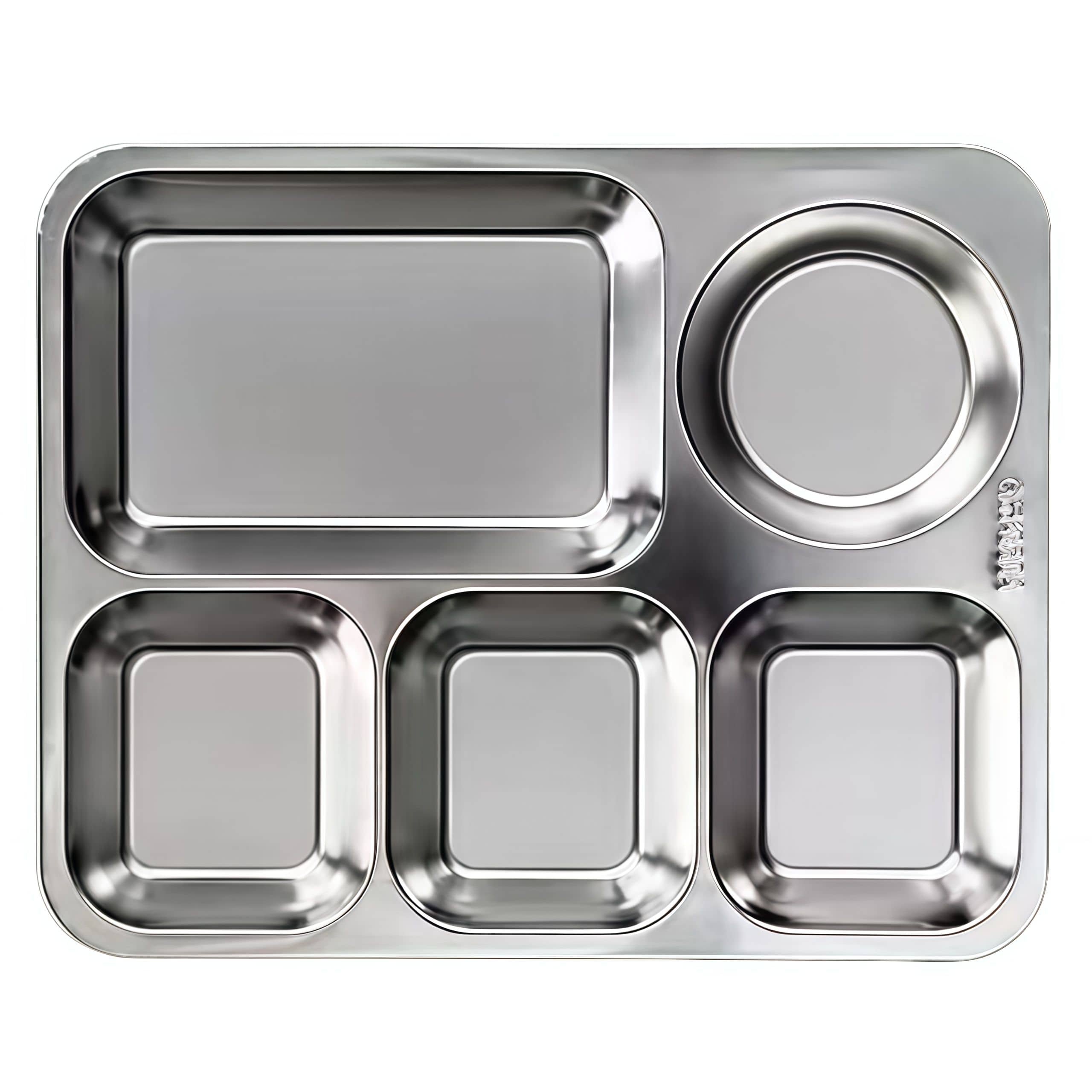 Chinese style divided food trays
