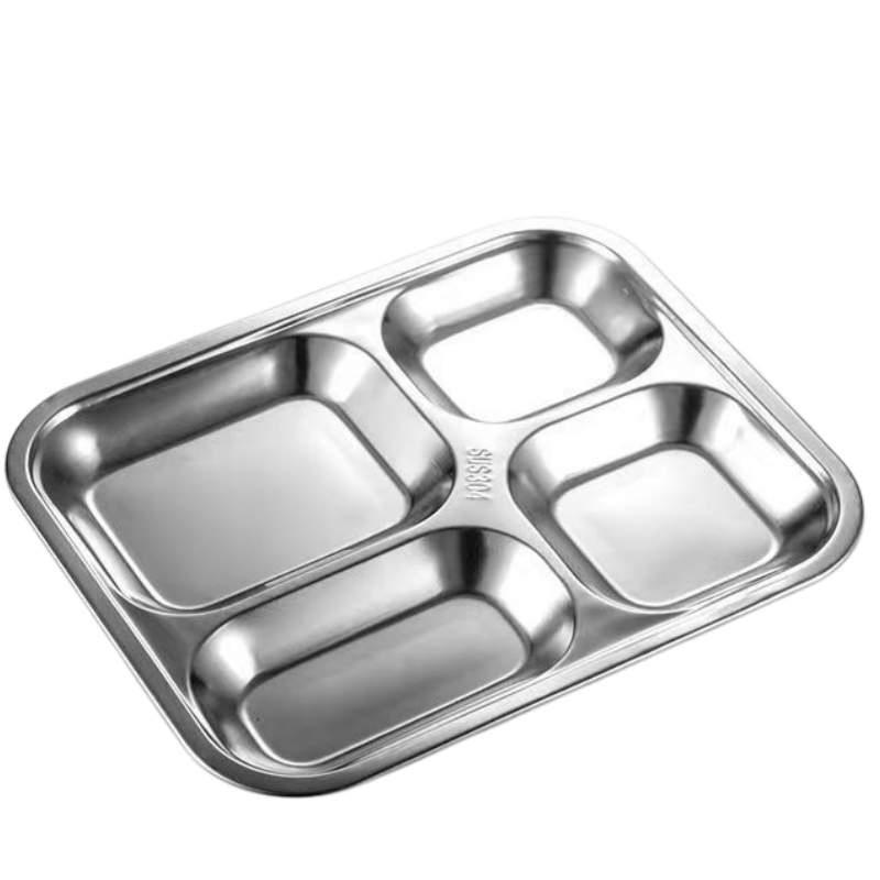 Chinese style divided food trays