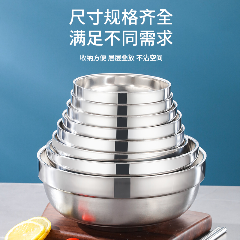 Double-layer anti-scald bowl