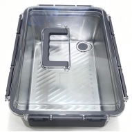 Square food storage container
