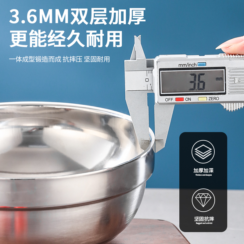 Double-layer anti-scald bowl