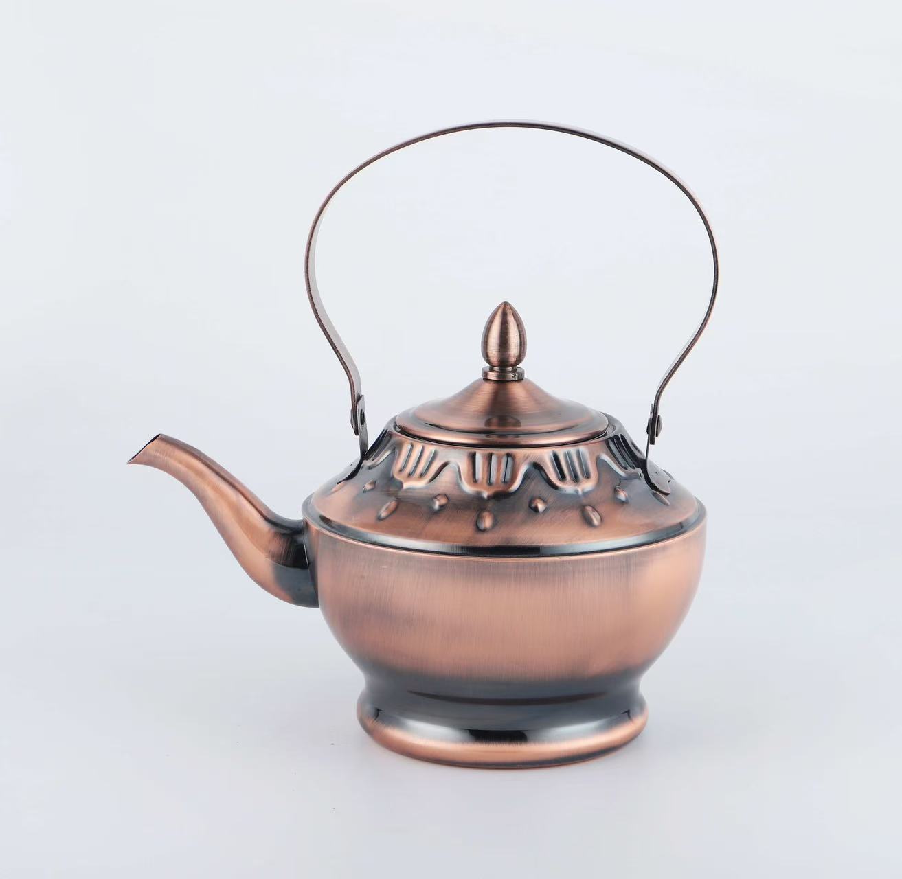 Lotus-shaped stainless steel kettles