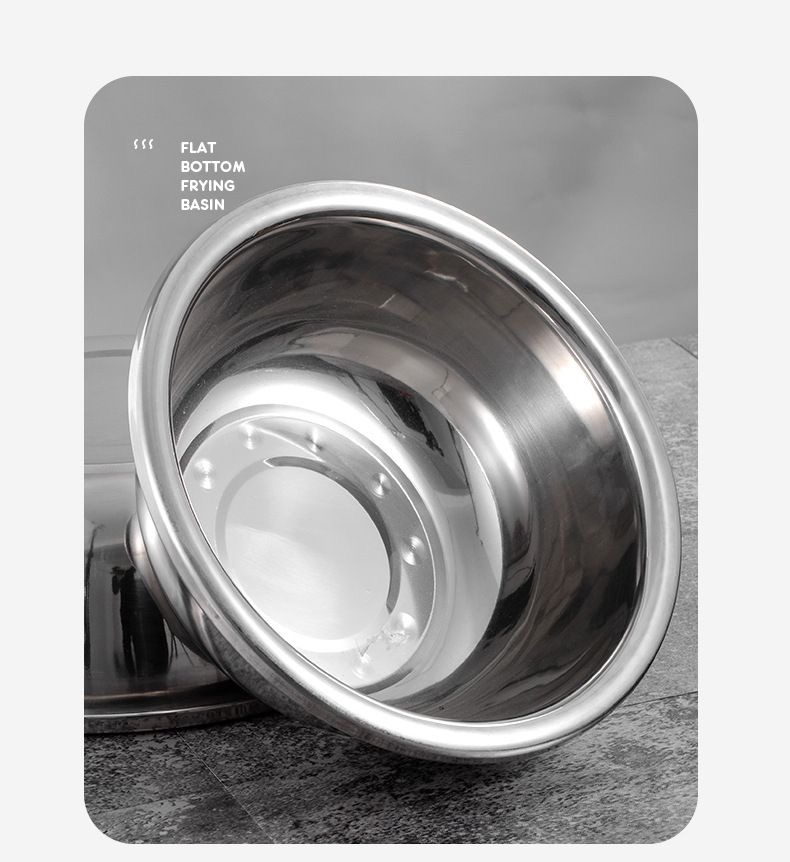 Stainless steel round basin