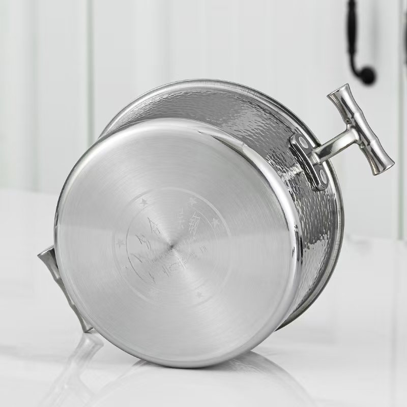 Three-layer steel hot pot