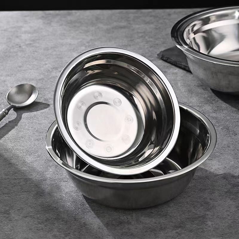 Stainless steel soup bowl