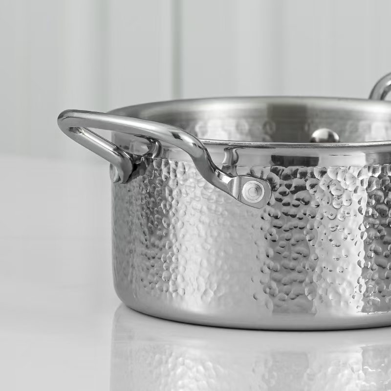 Three-layer steel hot pot