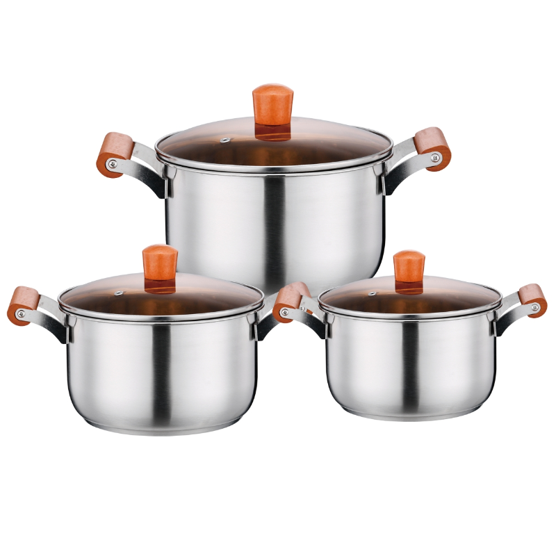 stainless‑steel pot set 汤锅套装