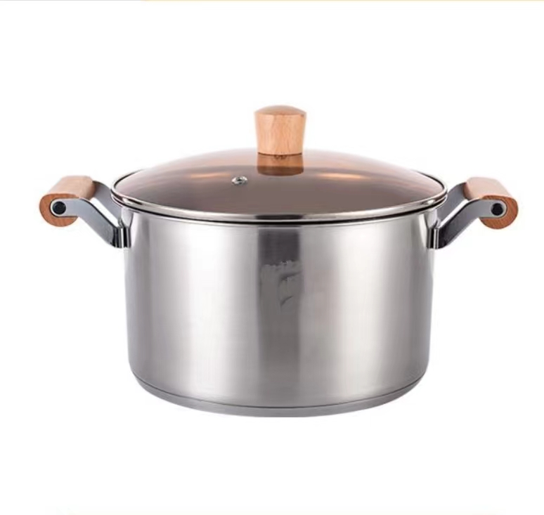 stainless‑steel soup pot 汤锅