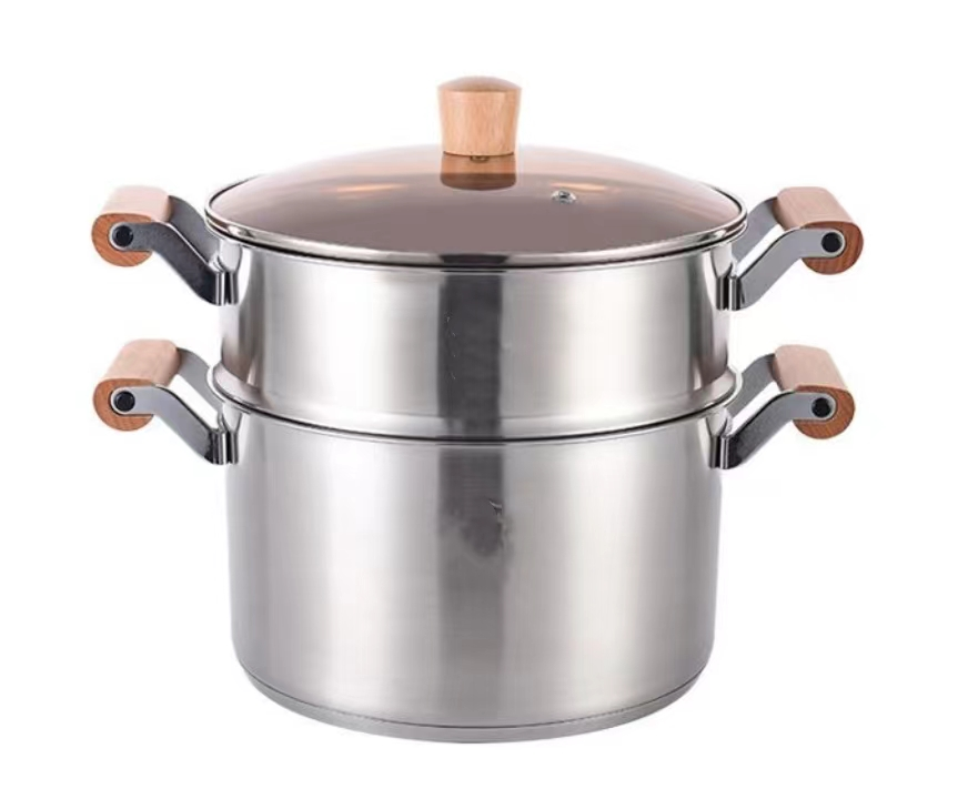 stainless‑steel soup pot 汤锅