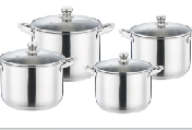 stainless‑steel pot set 汤锅套装