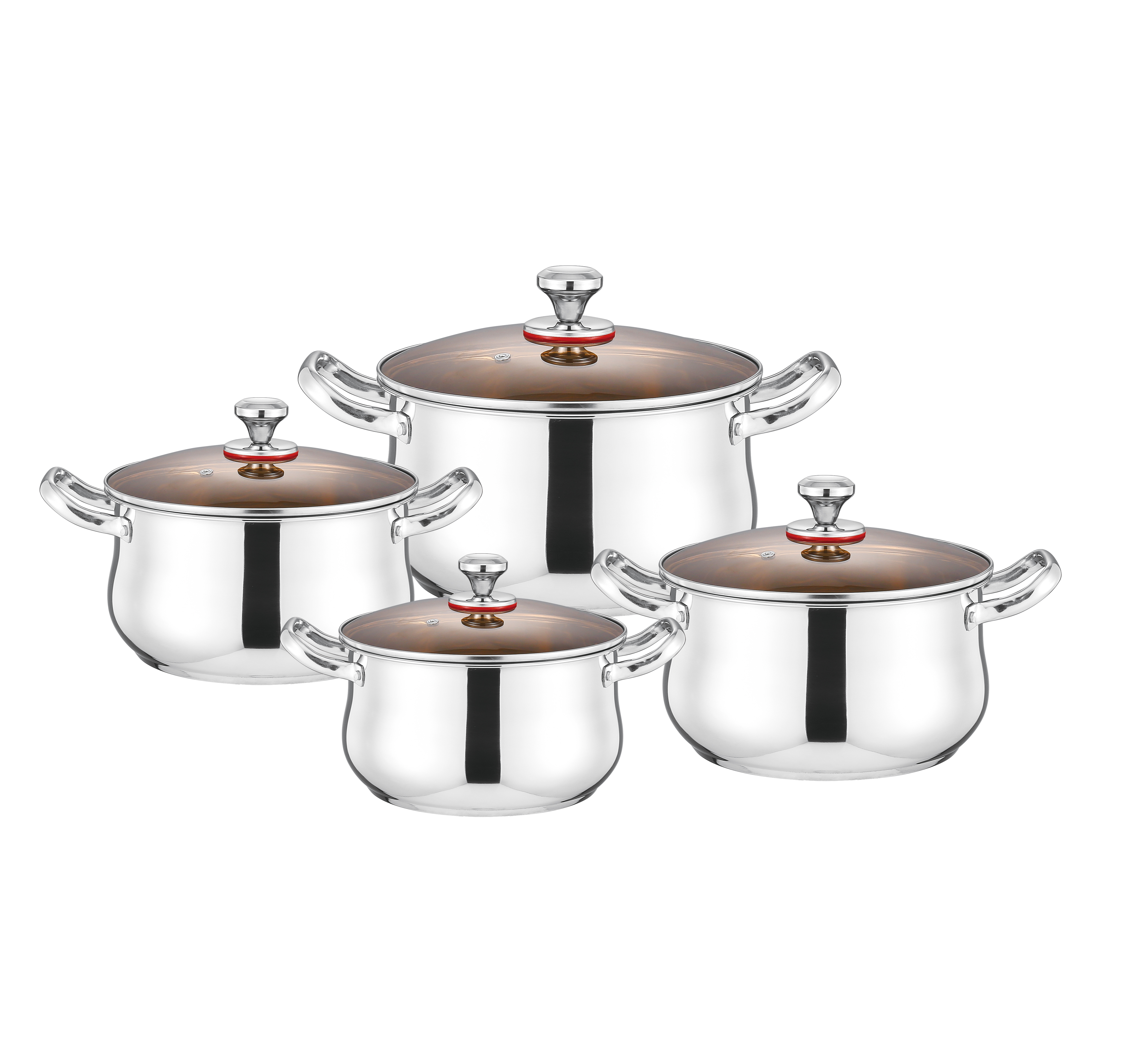 stainless‑steel pot set 汤锅套装